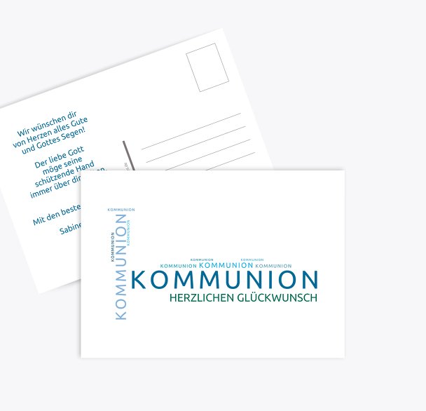 Glückwünsche zur Kommunion Script