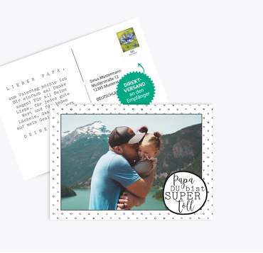 Vatertagskarte Punkte