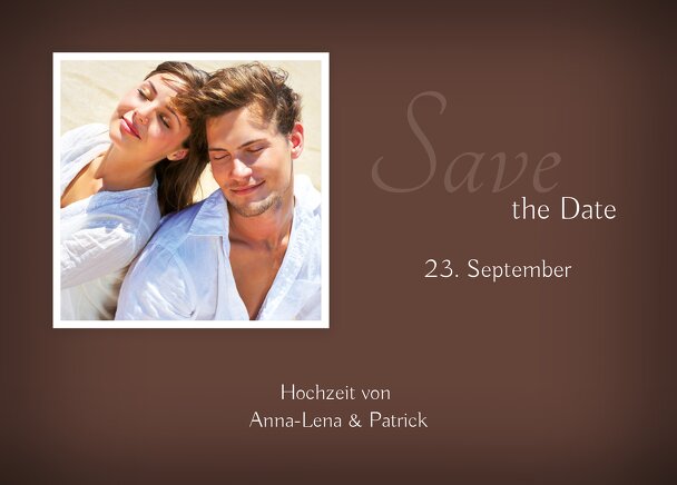 Ansicht 2 - Hochzeit Save-the-Date ewige Verbindung