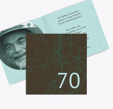 Einladung Herbst 70 Foto