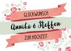 Ansicht 4 - Glückwunschkarte zur Hochzeit Banner