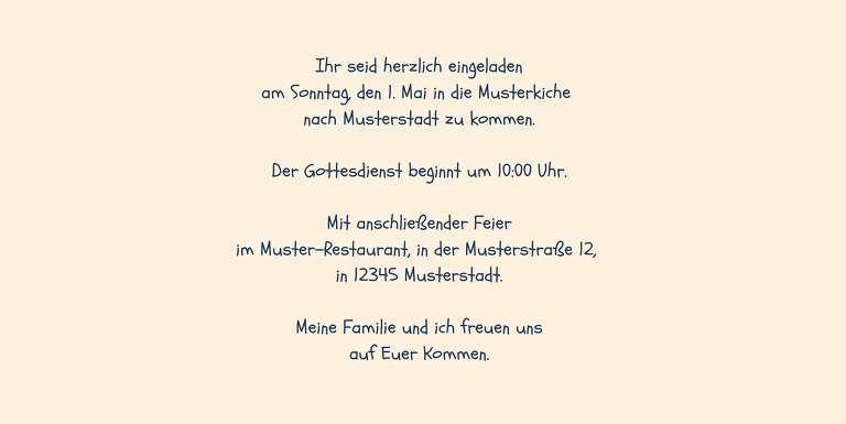 Ansicht 5 - Kommunionskarte Blatt