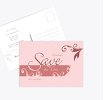 Save-the-Date squiggle square