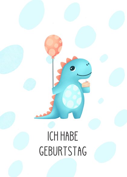 Ansicht 2 - Einladung Kindergeburtstag Dinospaß