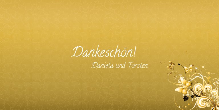 Ansicht 3 - Hochzeit Danke Din Liebeswunder