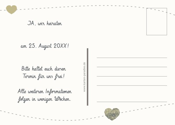 Ansicht 3 - Save-the-Date Sternenbild