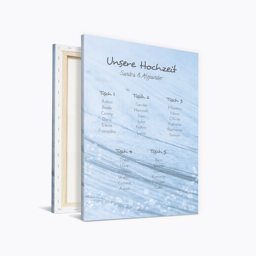 Sitzplan Eheringe MattBlauDunkler 400x600mm