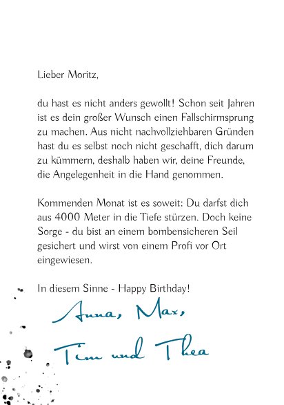 Ansicht 5 - Gutschein zum Geburtstag Fallschirmsprung