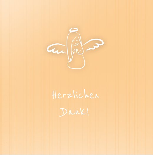 Ansicht 4 - Konfirmation Dankeskarte Angle