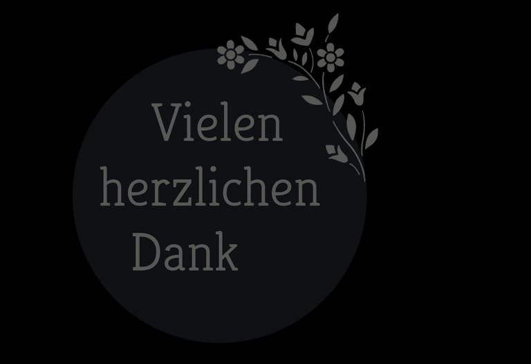 Ansicht 3 - Dankeskarte Kreis quer