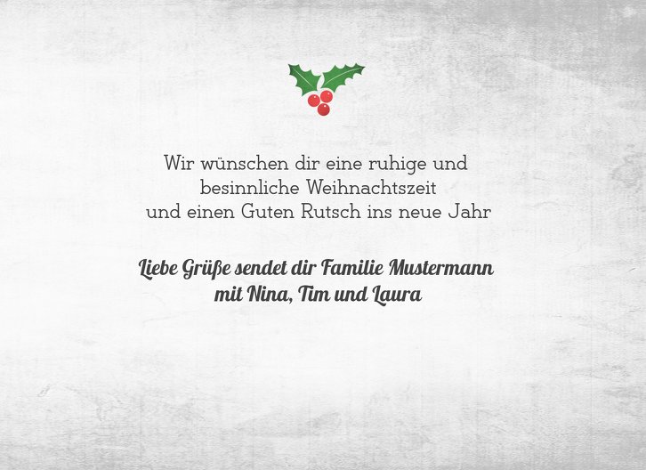 Ansicht 5 - Foto Grußkarte Merry Christmas