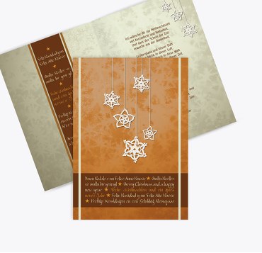 Grußkarte snowflakes