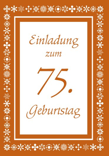 Ansicht 3 - Einladungskarte florale Elemente 75 Foto