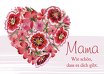 Ansicht 4 - Muttertagskarte Blumenherz
