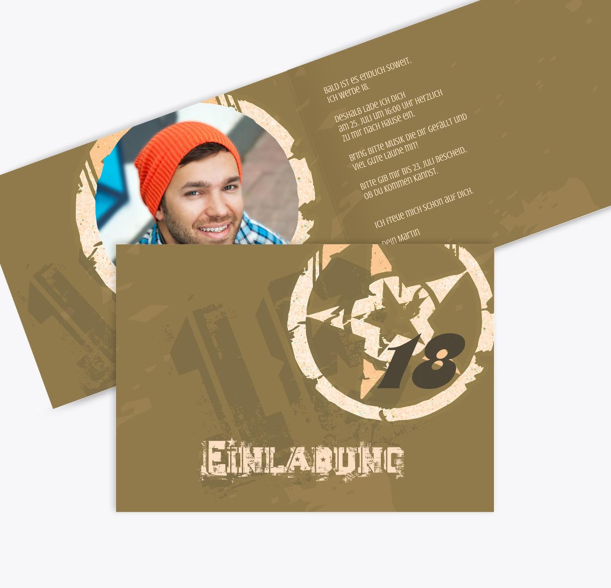 Geburtstagskarten Zum 18 Geburtstag