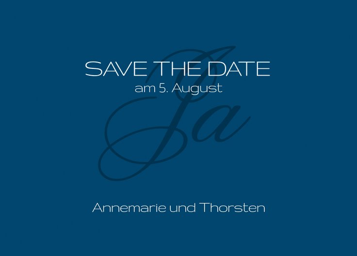 Ansicht 2 - Save-the-Date Sagja