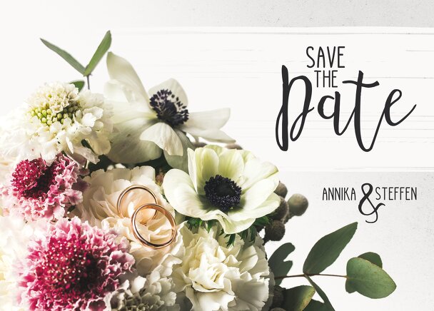 Ansicht 2 - Save-the-Date Bouquet