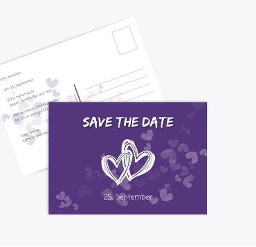 Save-the-Date Liebesglück