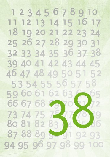 Ansicht 3 - Geburtstagseinladung Zahlenreihe
