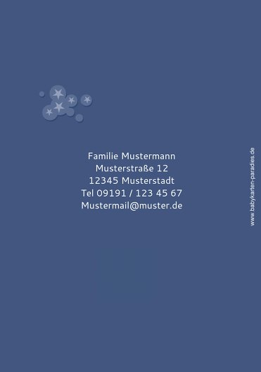 Ansicht 2 - Kommunionskarte Star