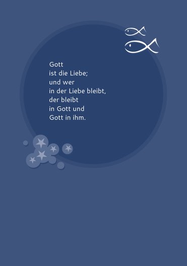 Ansicht 4 - Kommunionskarte Star