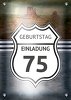 Ansicht 4 - Geburtstagseinladung Route 75