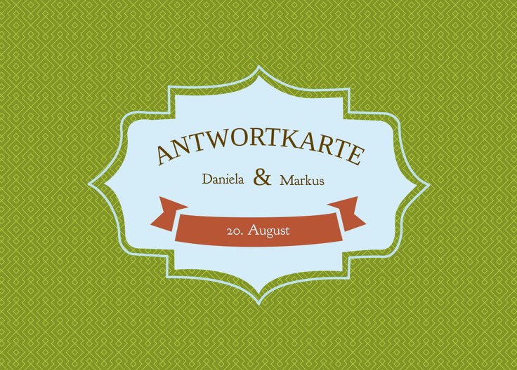 Ansicht 2 - Antwortkarte Harmonie