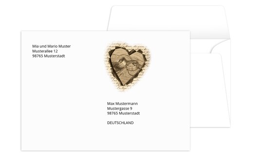 Umschlag Herzensgedicht braunmatsch 161x114mm