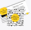 Einladung Sommerfest Musiknoten