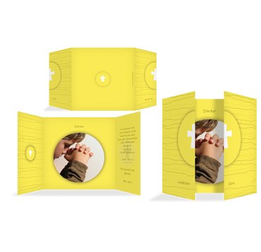 Kommunion Danke Wellen Kreuz