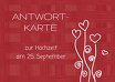 Ansicht 4 - Hochzeit Antwortkarte Liebestraum