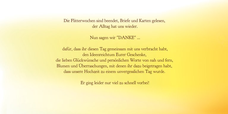 Ansicht 4 - Hochzeit Danke Din Liebeszauber