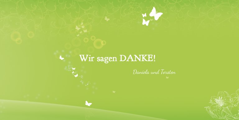 Ansicht 5 - Hochzeit Danke Din Dream