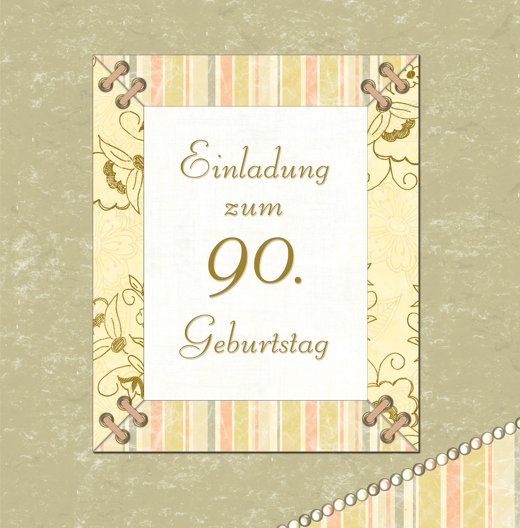 Ansicht 3 - Geburtstagseinladung Nostalgie 90 Foto