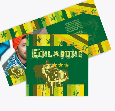 Karte zum Geburtstag American Style Foto