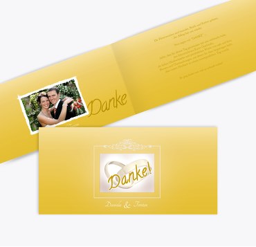 Hochzeit Danke Din Ringetausch