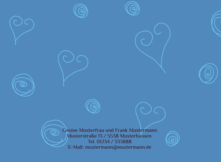 Ansicht 3 - Hochzeit Einladung curly hearts