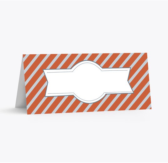 Hochzeit Tischkarte Leuchtturm KaminRot 100x44mm