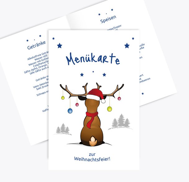 Menükarte Rudolph