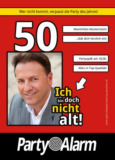 Ansicht 2 - Einladung Ich bin doch nicht alt! 50 Foto