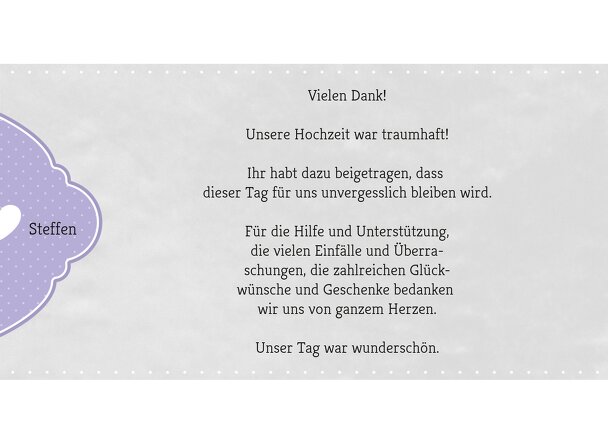 Ansicht 5 - Hochzeit Dankeskarte Kutsche