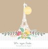Ansicht 7 - Hochzeit Dankeskarte Paris