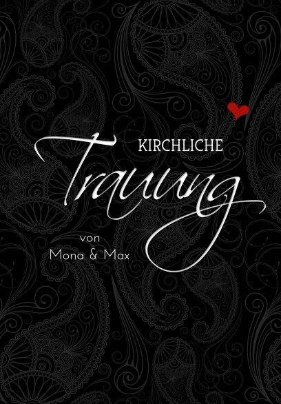 Ansicht 3 - Hochzeit Kirchenheft Umschlag Traumhochzeit