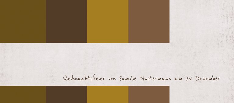 Ansicht 3 - Tischkarte Farbklang