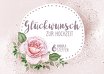 Ansicht 4 - Glückwunschkarte zur Hochzeit Blume