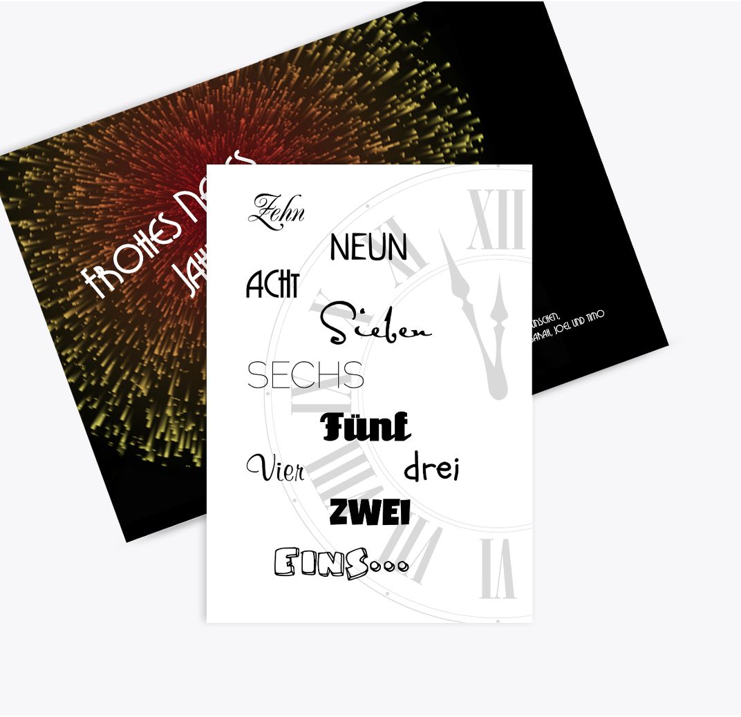  Neujahrskarten online gestalten & günstig kaufen! 