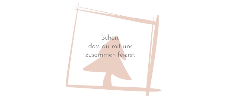 Ansicht 2 - Tischkarte Bäumchenbild