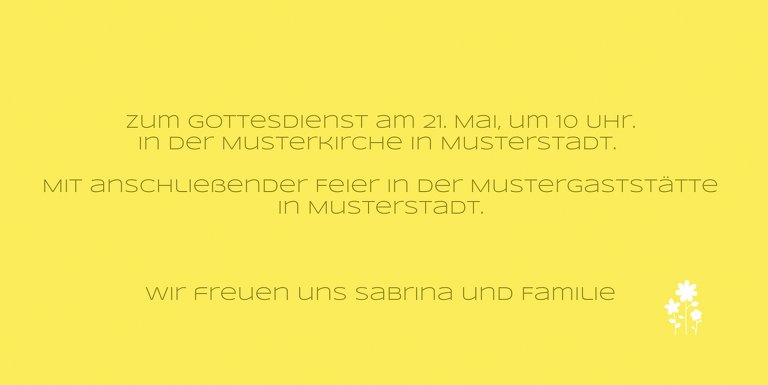 Ansicht 5 - Konfirmation Einladungskarte Herz