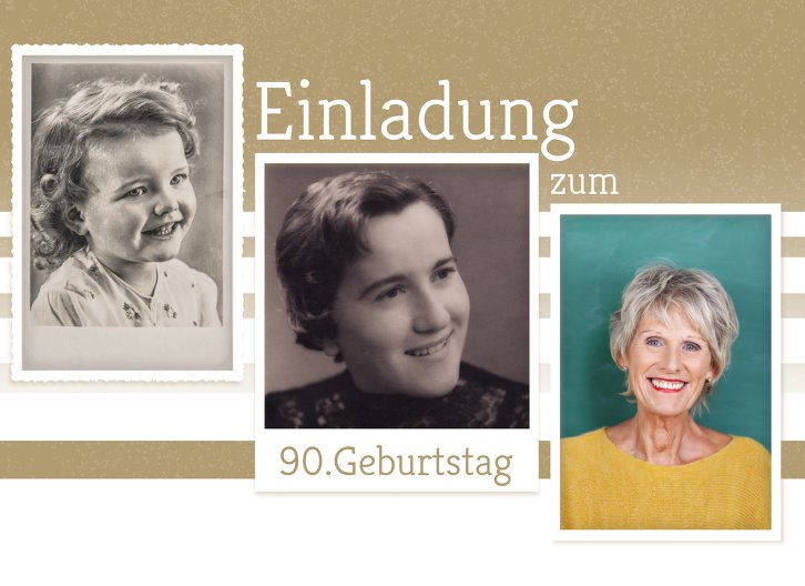 Ansicht 3 - Geburtstagseinladung Fotostrecke 90