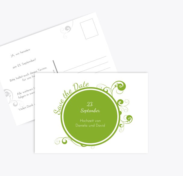 Hochzeit Save-the-Date squiggle chubby